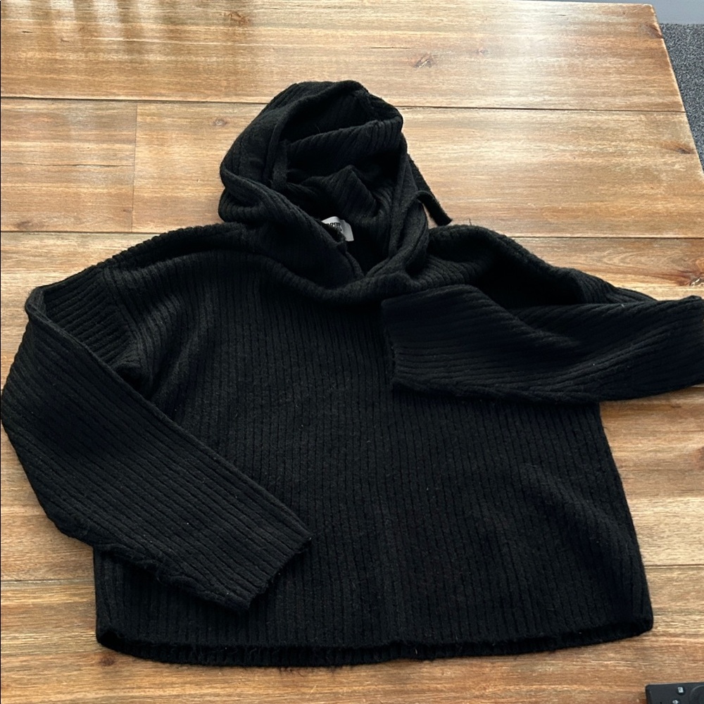 PINK Victoria's Secret Black Cowl Neck Sweater